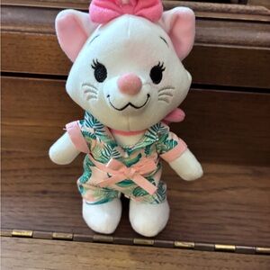 Disney Nuimos Marie Plush Doll Aristocats Pink White Posable Toy Parks Exclusive